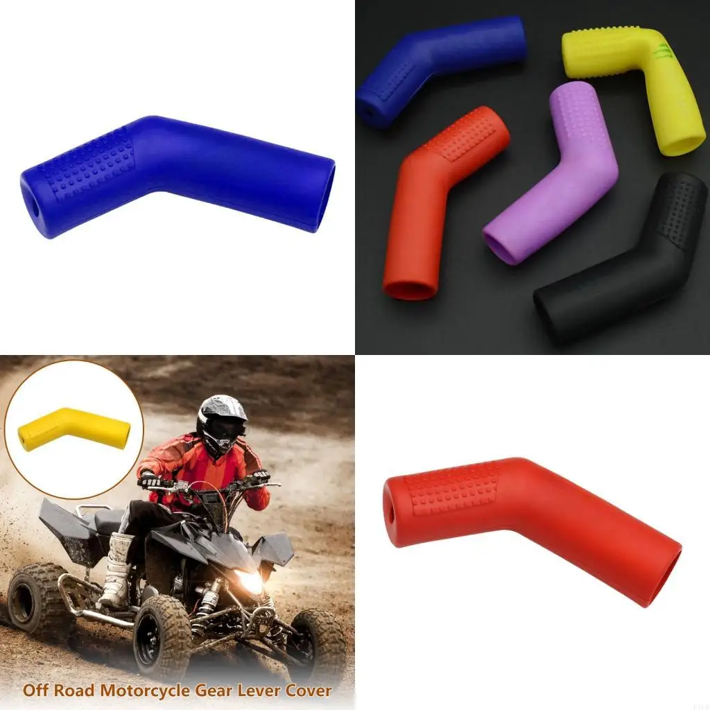 F1CF Anti Wear Lightweight Rubber Shifter Cover Suitable For Dirt Pit Bikes Motorcycles Ensures Shoe During Rides