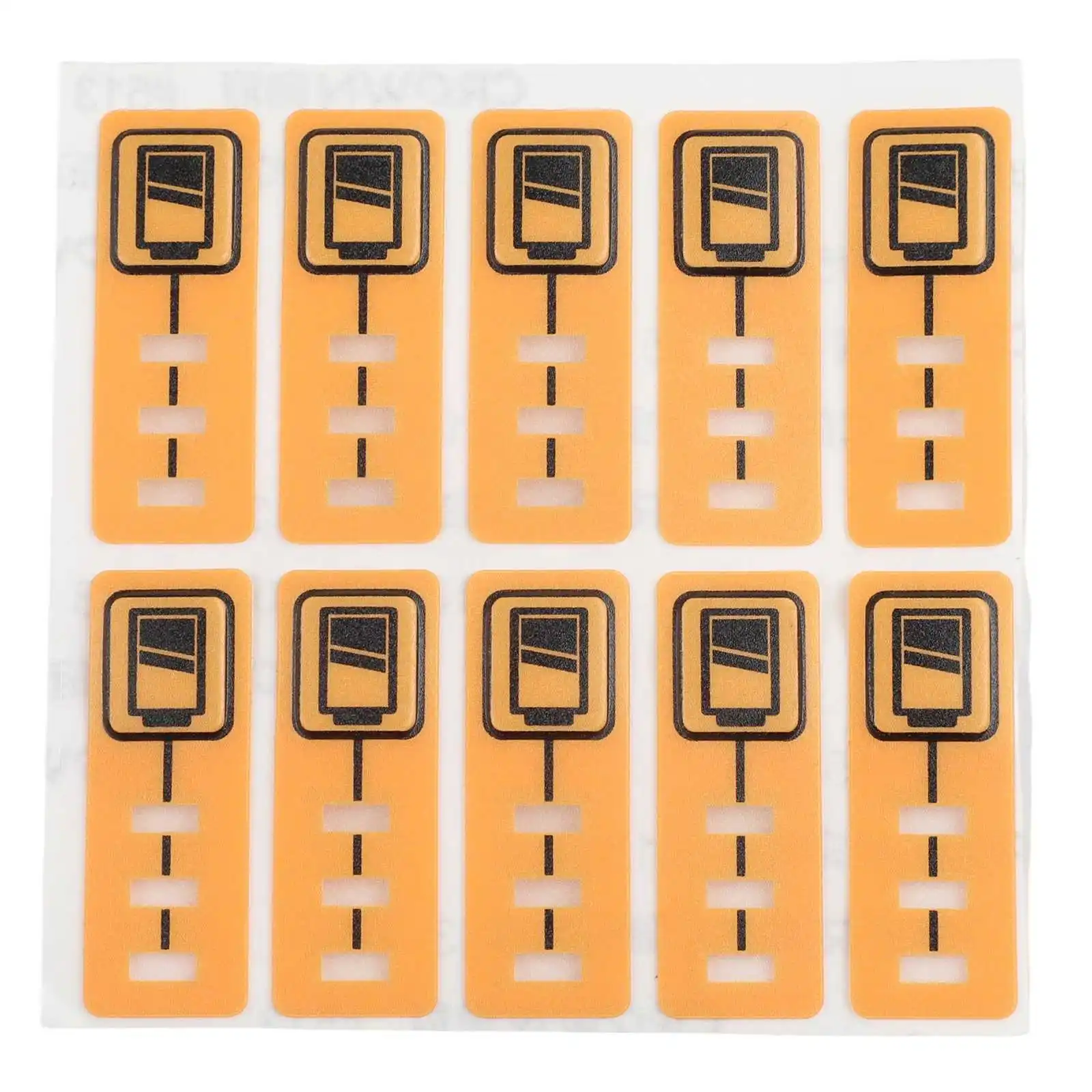 10PCS For Dewalt For DCB200 Battery Capacity Key Sticker Label Replacement For DCB140 For 18V 14.4V Lithium Battery