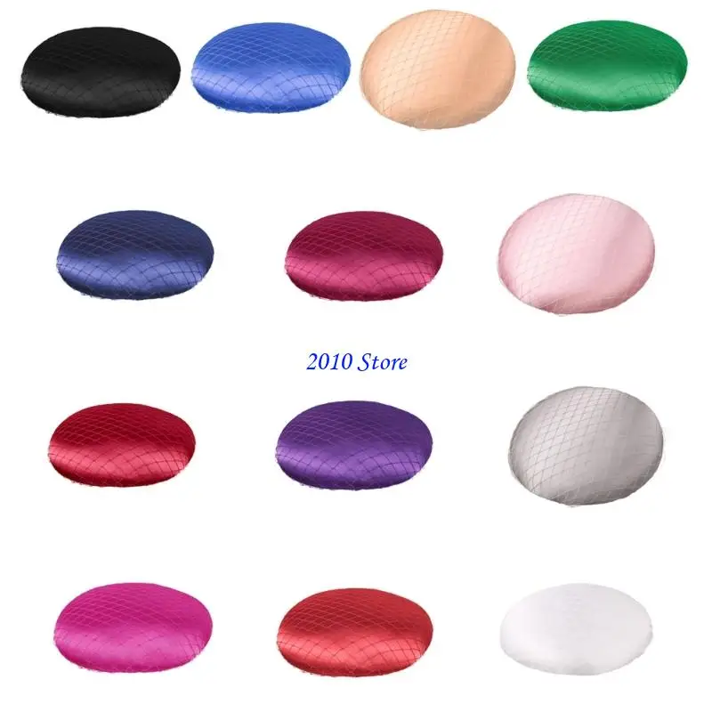 

F3MF Premium Millinery Cap Base 15cm For Bridal Party Hair Accessories Crafting