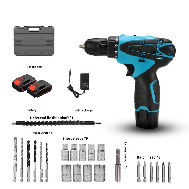 Multifunction power tools kits set power tool accessories sets power  cordless drill