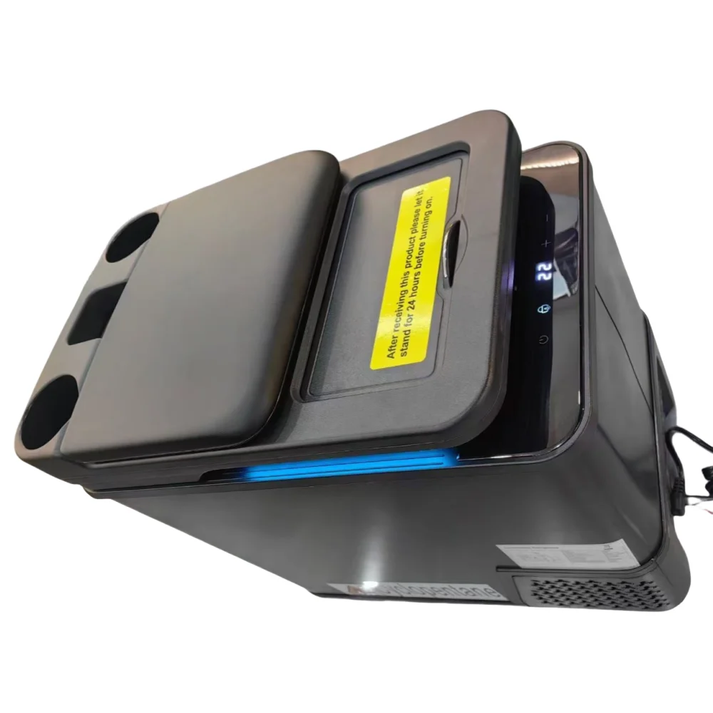 

STLF2025 New 40L Large Capacity Plastic Compressor Cooler Box Mercedes Sprinter Dual Power Car Fridge Outdoor Camping Travel Fre