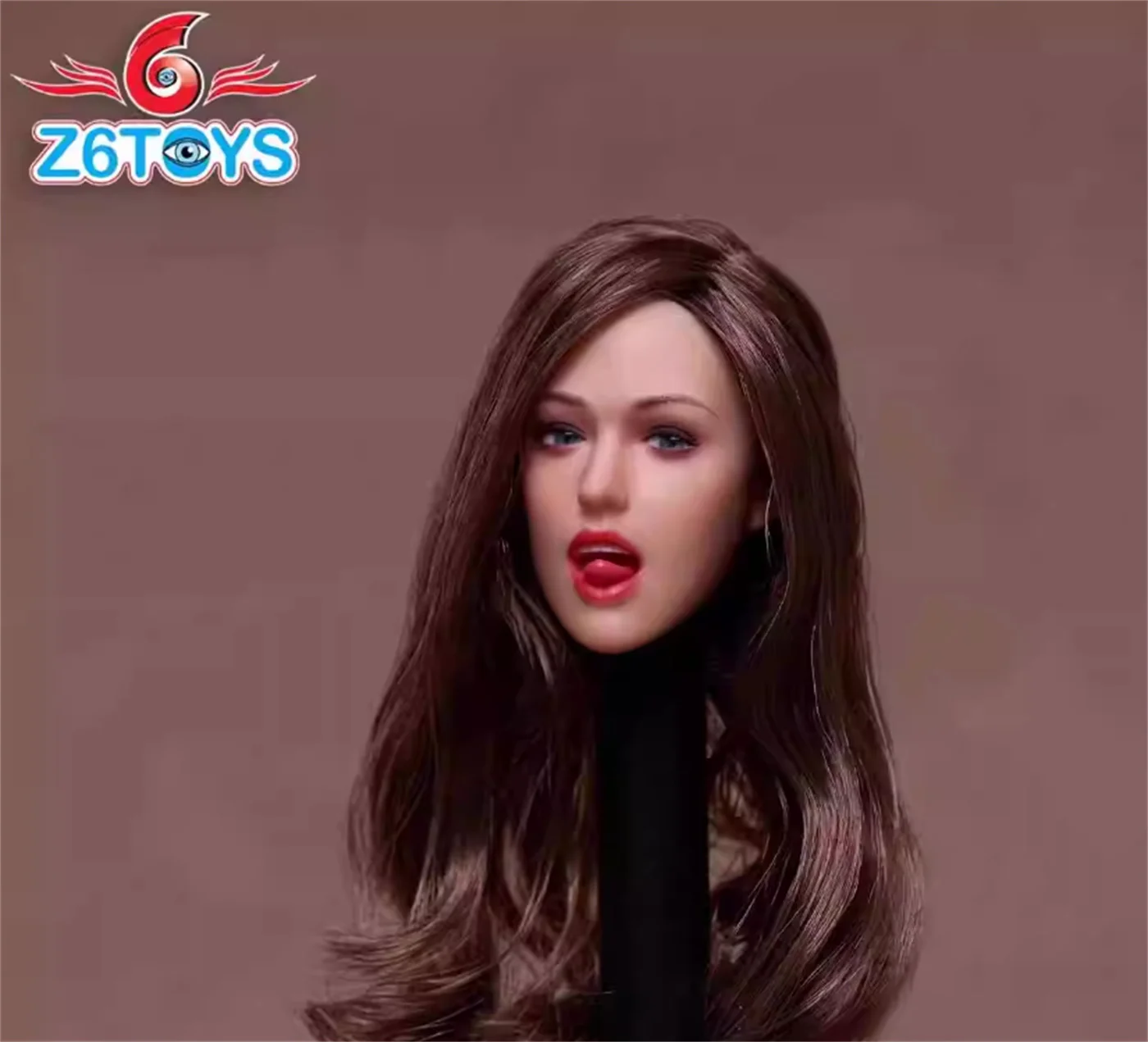 

Z6TOYS ZC009 1/6 Sexy Expression Movable Eye Female Head Carving curls hair Fit 12'' PH TBL Action Figure Body Model Toy
