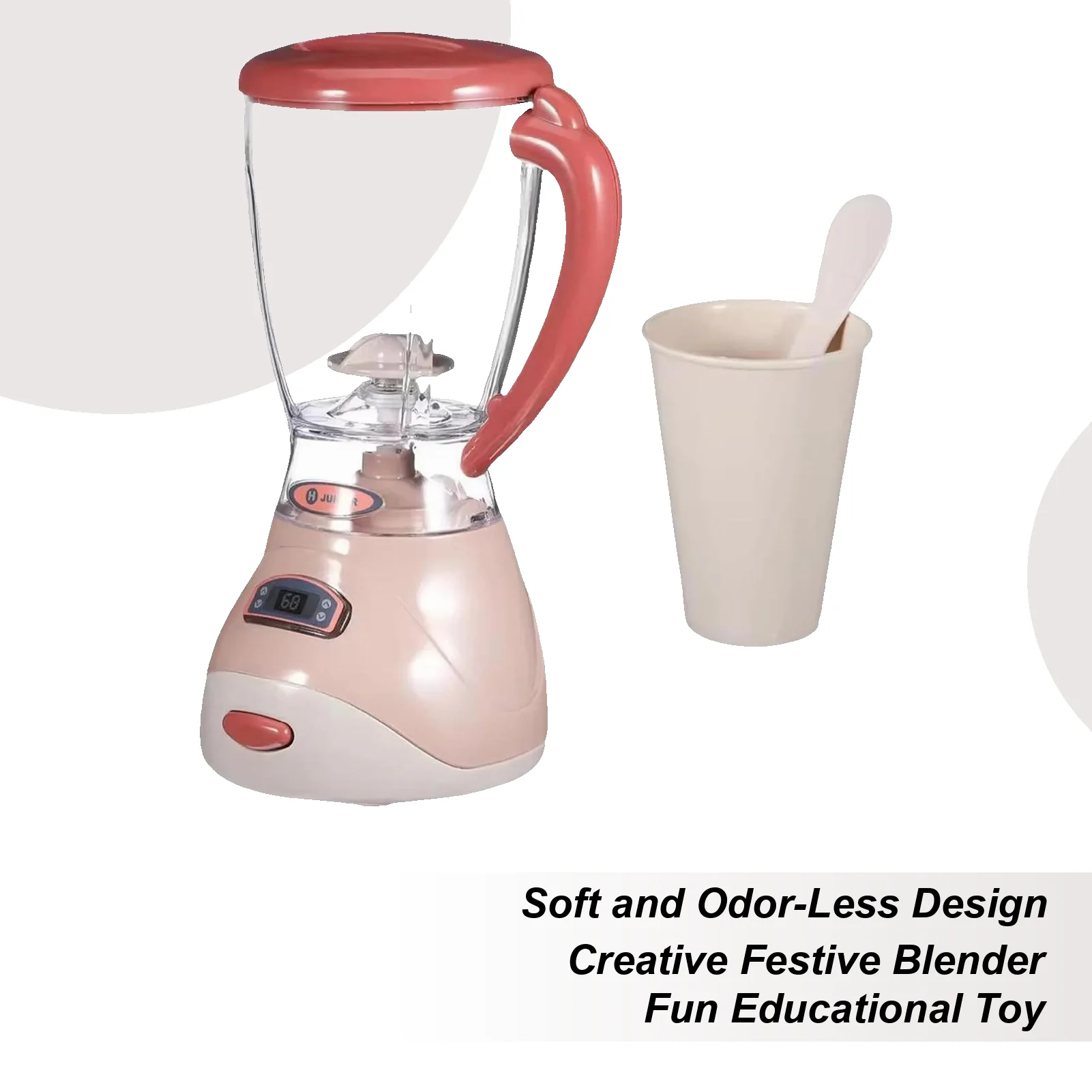 Juego de simulación de juguete licuadora de cocina con sonido para niños, juego educativo de imitación, exprimidor, juegos de parque de patio en casa para niños y niñas