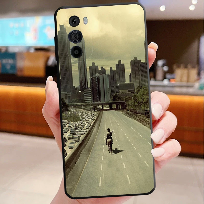 حافظة هاتف لهاتف موتورولا إيدج 50 40 برو 60 50 40 30 Ultra Neo Fusion Moto G85 G72 G53 G54 G84 G13 G32 The Walking Dead Zombie