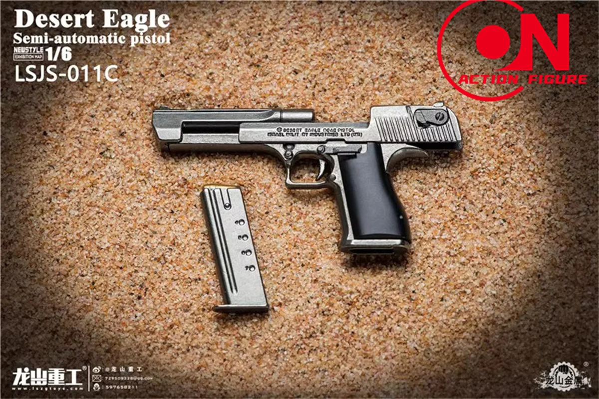 1/6 LSJS-011 Desert Eagle LSJS-012 M1911 Pistol Model Soldier Scene Accessories Props Fit 12'' Soldier Action Figure Body