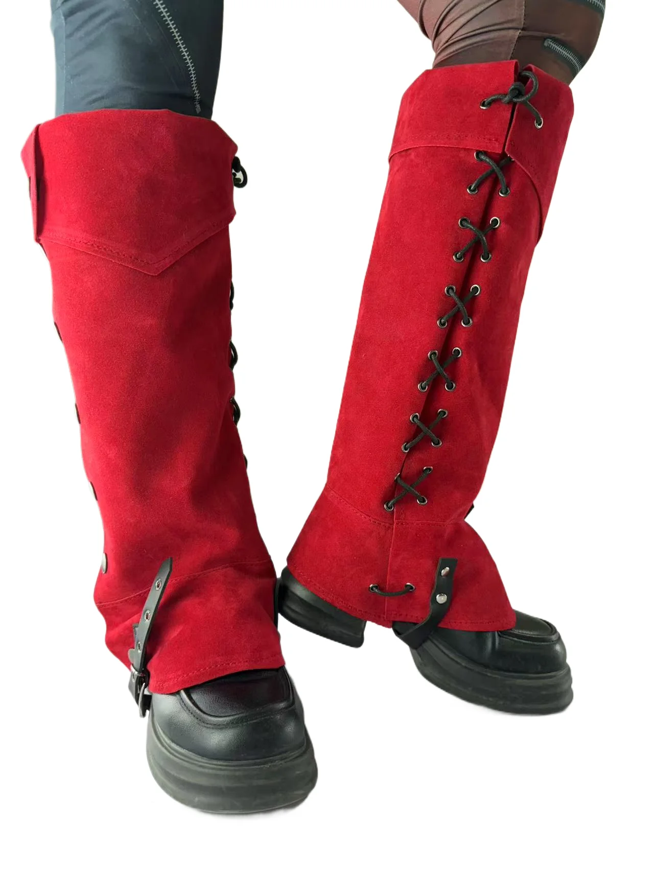 

Pirate Boots Shoe Covers Pirate Boots Cover Soldier Lightweight Boots Cover Leg Protector Suitable For Travel Holiday Halloween