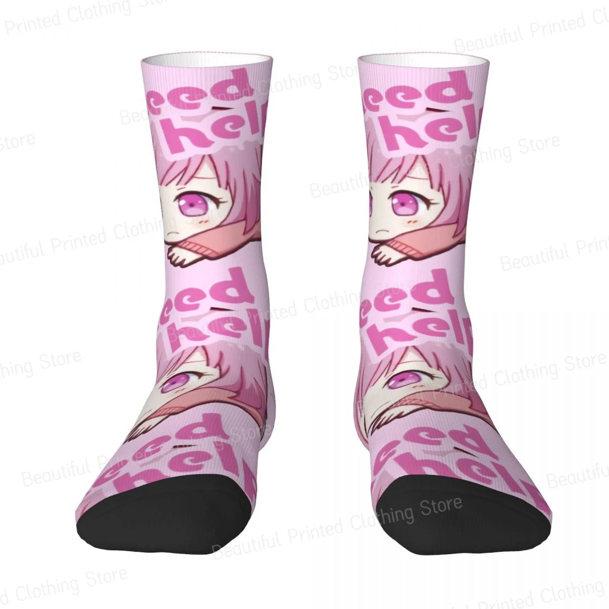 Project Sekai Emu Otori Anime Men Women Happy Socks Windproof Novelty Spring Summer Autumn Winter Stockings Gift