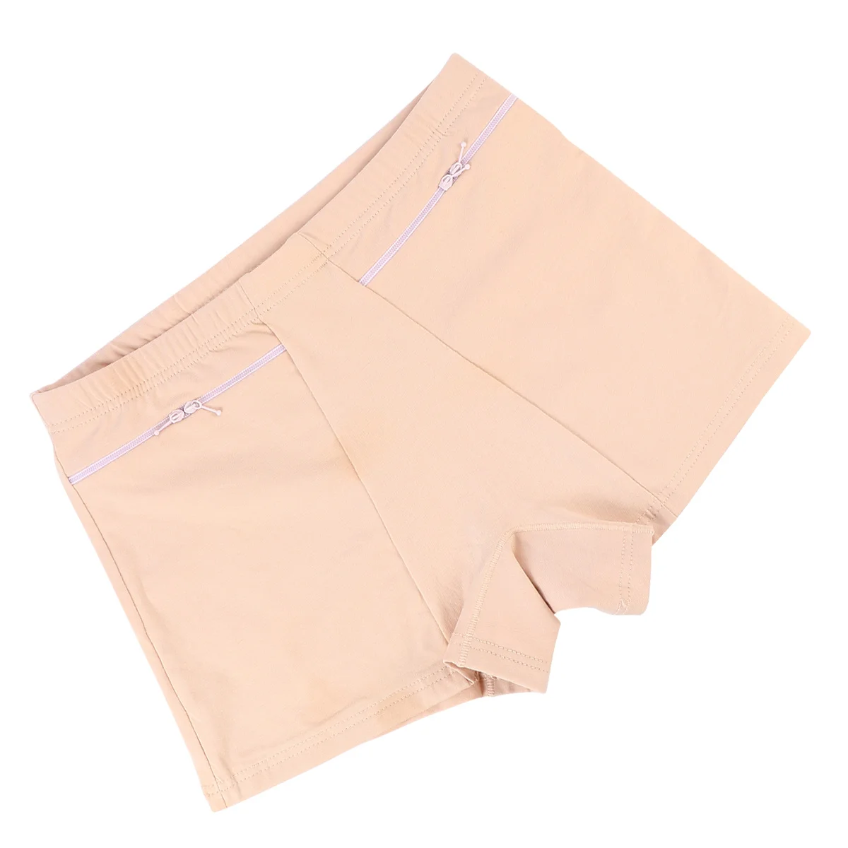 

1Pcs Women Security Underpants High Waist Anti-Emptied Shorts Double Crotch Sweat-Wicking Lady Underwear for Daily Summer Wear