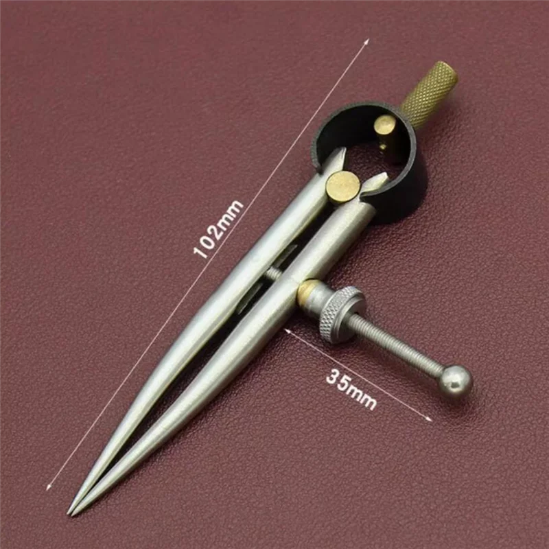 AB42-لصياغة النجارة تشغيل المعادن 0-75 مللي متر الصلب الجلود البوصلة مجموعة قابل للتعديل مقسم الجناح