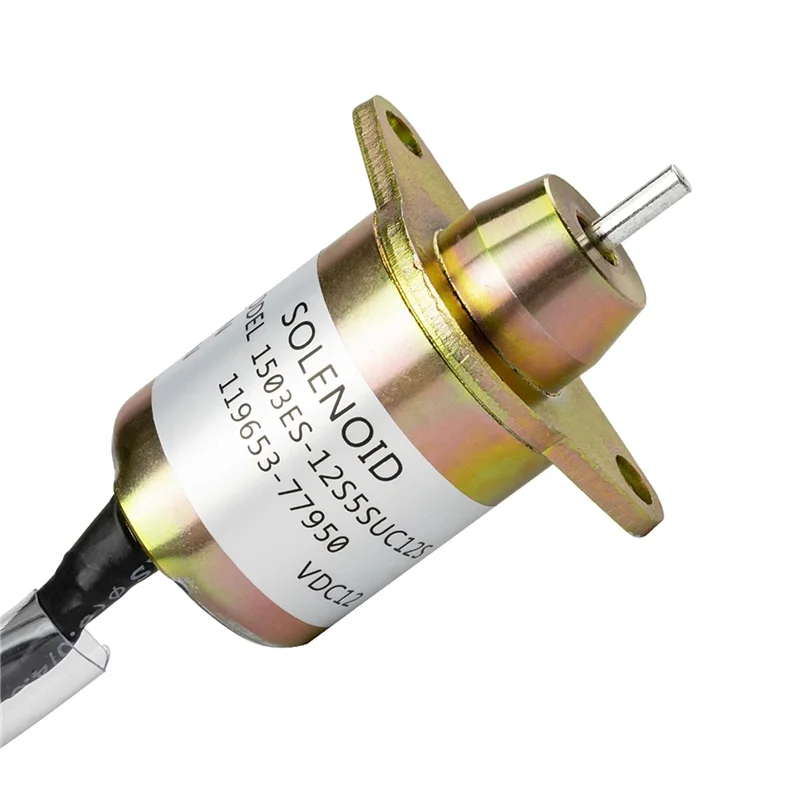 

AA-Fuel Shutoff Solenoid For 12V Yanmar Engine Takeuchi 1503ES-12S5SUC5S Stop Solenoid Part 17594-6001-4 SA4569T SA-4562T