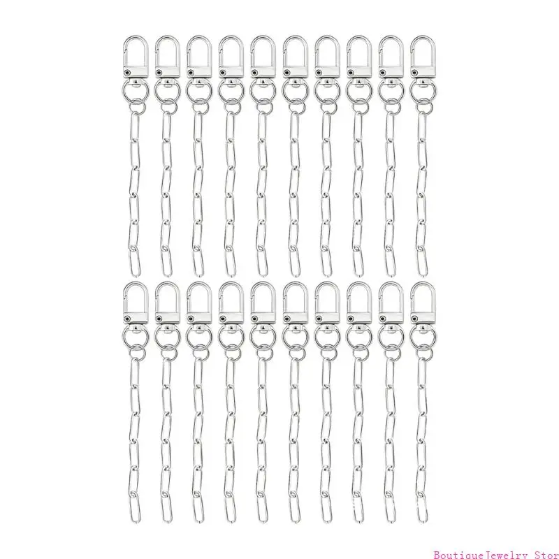 E1PE Customizable Alloy Keychain Kits With Assorted Charm For Artistic Projects And Fashion Jewelry Keyring Making Supplies
