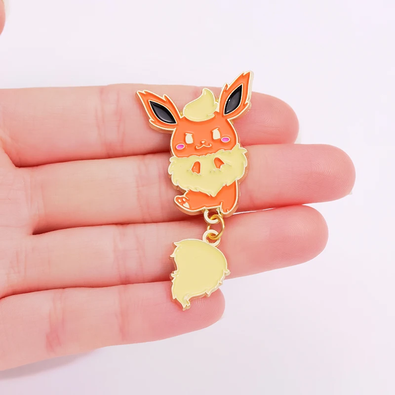 

9pcs/set Anime Enamel Pin Cute Animal Brooches Set Lapel Pins Badge on Backpack Clothing Accessories Jewelry Gifts Wholesale