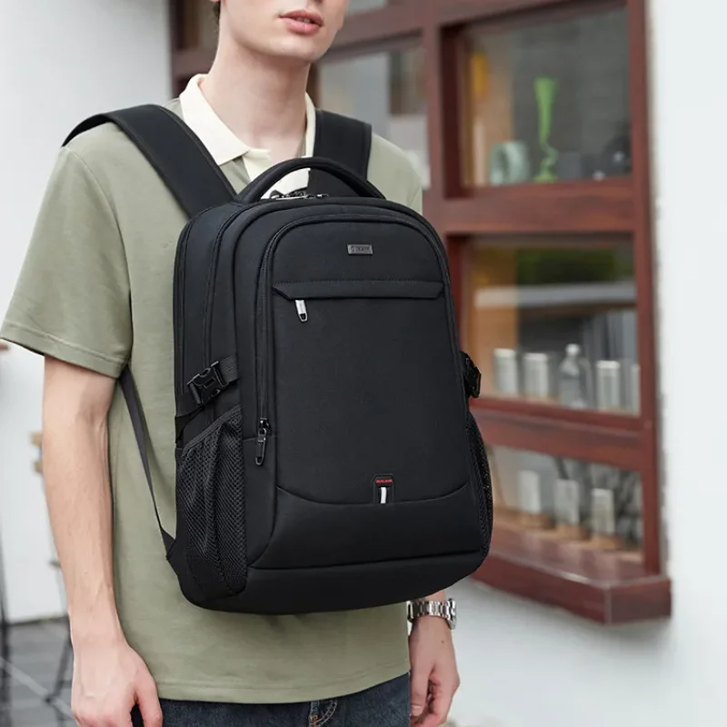 

2026 New Men's BackpackLarge Capacity CasualBackpack MultifunctionalBusiness TravelLaptop Bag for Middle and HighSchool Students