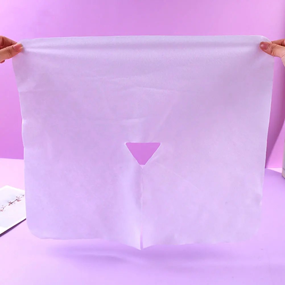 

100Pcs Disposable Face Massage Cover Soft Comfortable Breathable for Beauty Salon Hospital Clinic Use Face Pillow Covers