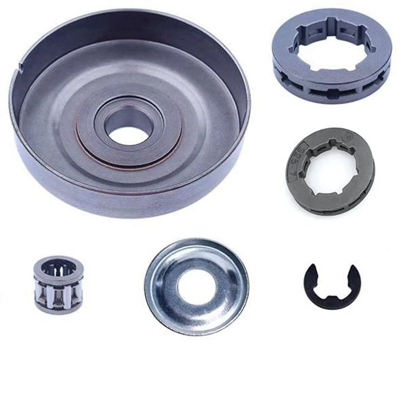FYBL Clutch Drum Sprocket Bearing Kit for MS290 MS390 MS310 Chainsaw 3/8 7T 8T Rim 1125 007 1041