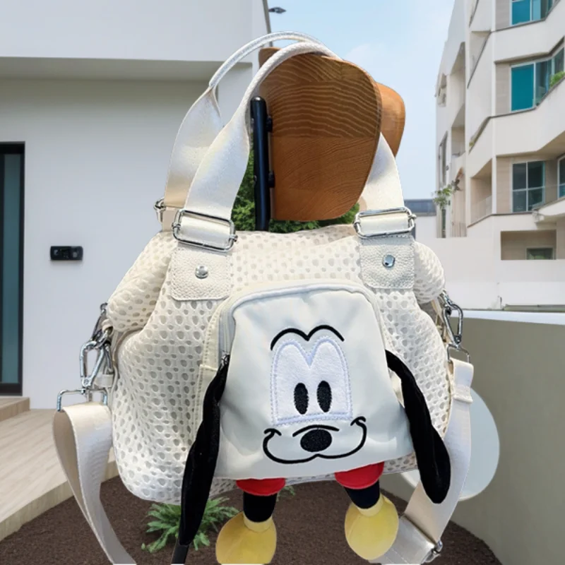 

Fashionable Large Mesh Shoulder Bag Cute 3d Plush Toy Design Casual Crossbody Handbag Versatile Leisure Accessory Birthday Gift