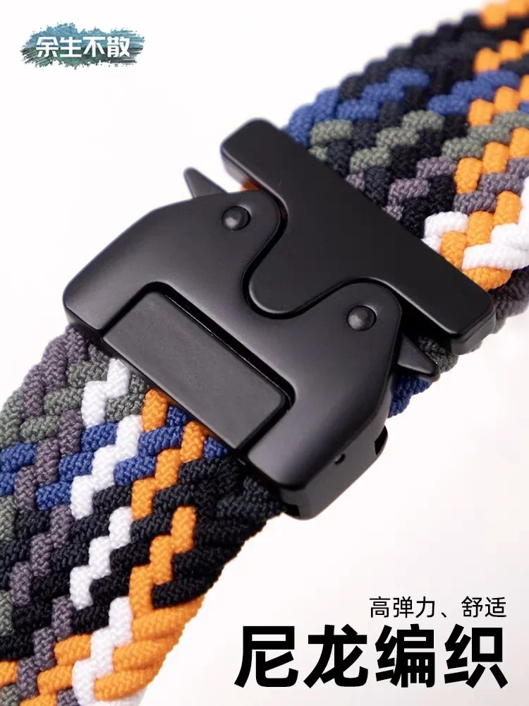 Armband für Apple Watch 10 Band 42–46 mm 44 mm 45 mm 40 mm Ultra 2 49 mm iWatch Serie 9 SE 8 7 6 geflochtenes Solo-Loop-Fallschirmarmband