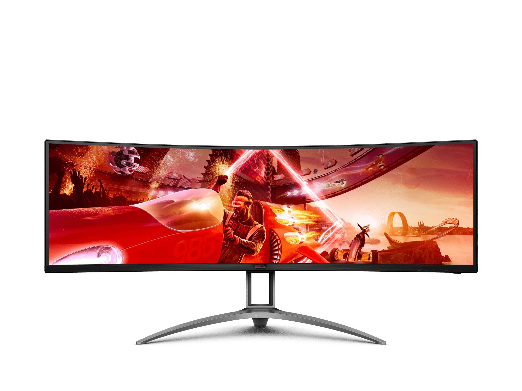 

New Gaming Monitor AG493UCX2 49inches 5K DQHD VA 5120x1440 165Hz 32:9 1ms 1800R Curved Gaming Screen for Gaming Desktop PC