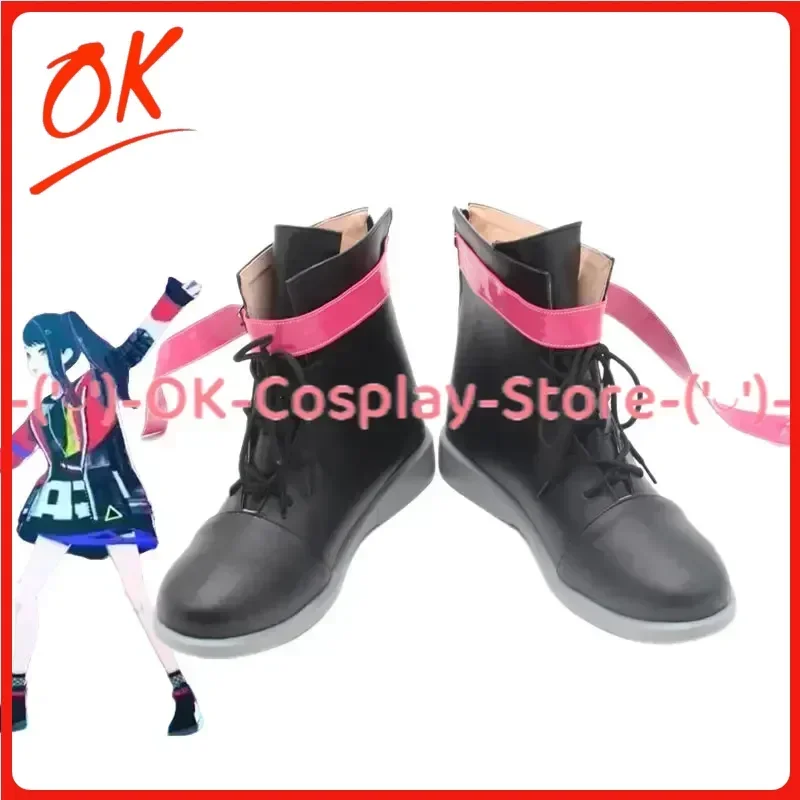 [Customized] Project Sekai Shiraishi An Cosplay Shoes Anime Game Roleplay Costume Prop Halloween Carnival Party PU Leather Boots