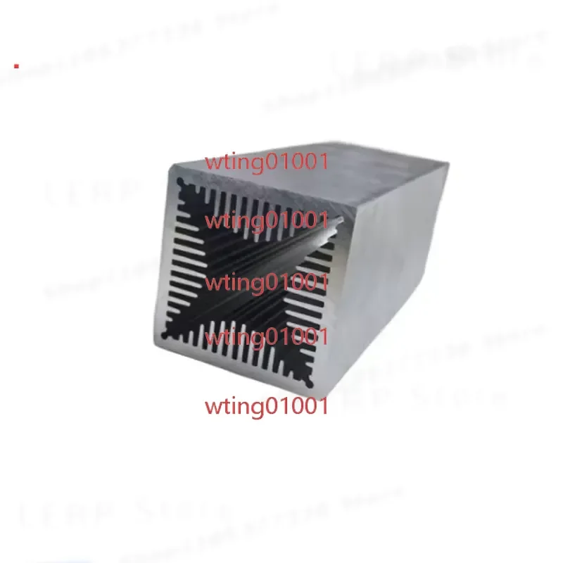 Multi-specification High Power Wind Tunnel Heat Sink, Customizable, Aluminum Profile Radiator