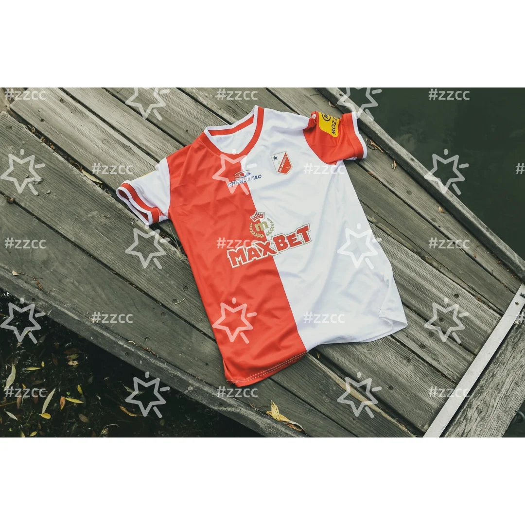 Conjunto de entrenamiento y camiseta de fútbol local FK Vojvodina 25-26 para hombre, camiseta deportiva de verano, ropa para niños, camiseta de ciclismo ﻿