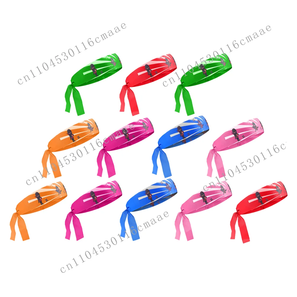 

12 New Breathable and Sweat Resistant Headbands, Suitable for Decorating Wide Headbands with Sports Training Cloth