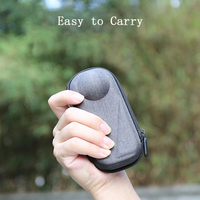 Mini Storage Case for Insta360 X4 Sport Camera Protector Portable Storage Case PU Bag for Insta 360 X4 Screen Film Accessories
