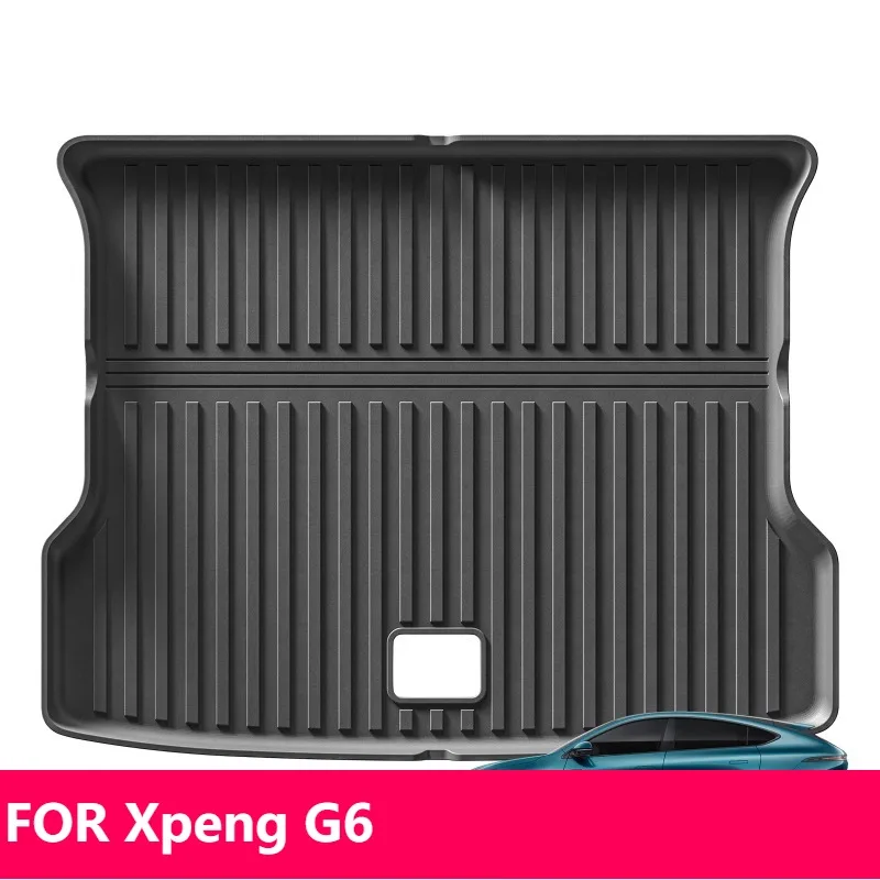 

Для Xpeng G6 багажник TPE водонепроницаемый грузовой коврик черный 3D всепогодный