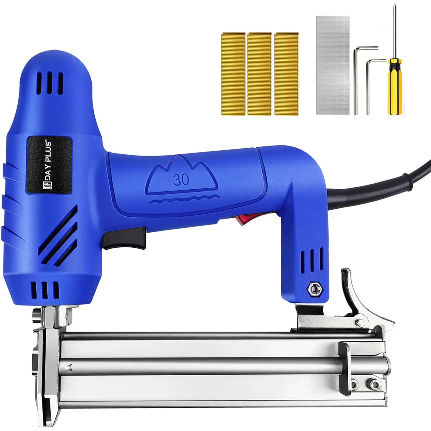 Multifunction Nail Gun/Staple Gun 2-in-1 Electric  for DIY Project of Upholstery/Home Improvement/Picture Framing/Woodworking