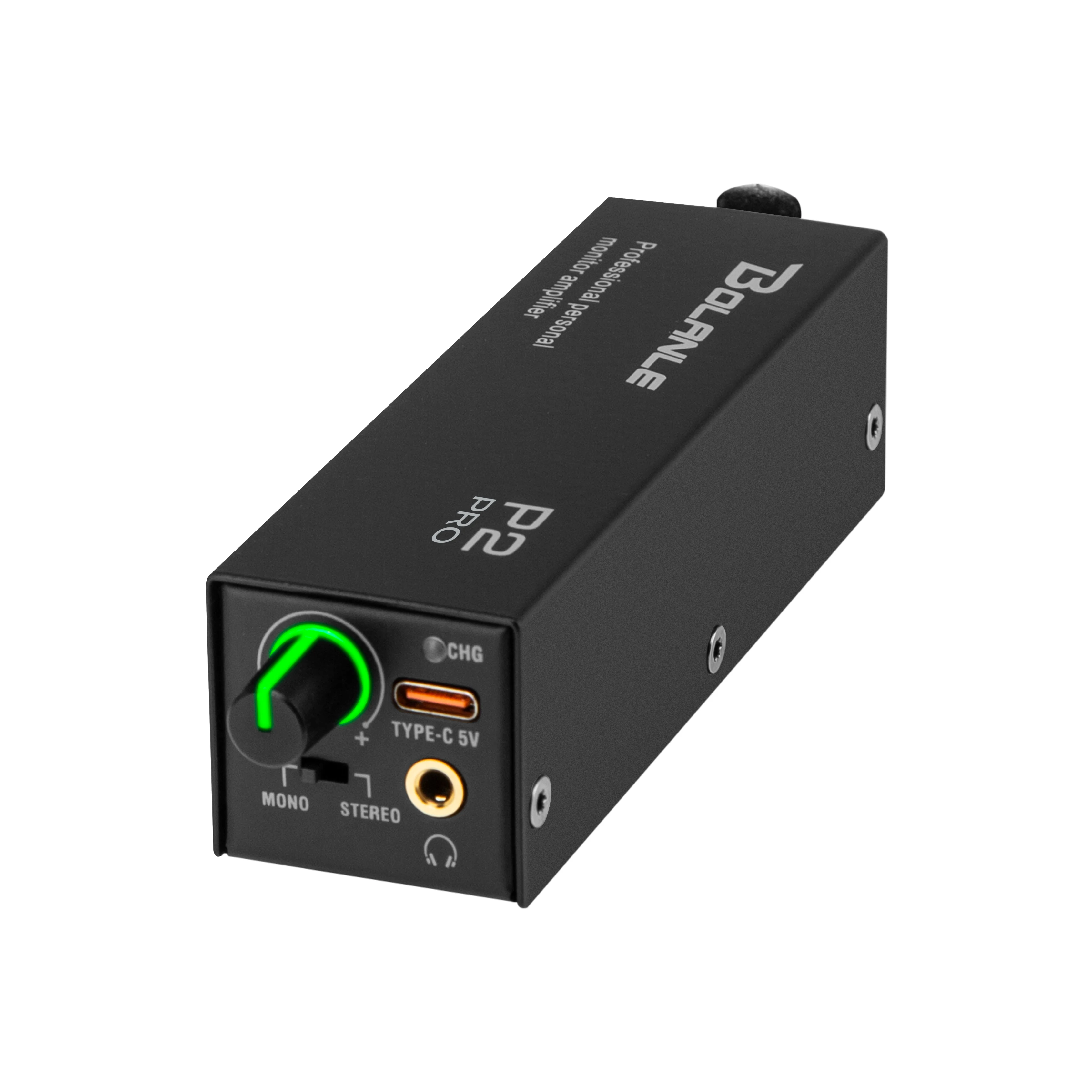 Bolanle P2 PRO IEM oplaadbare USB C ultracompacte persoonlijke in-ear monitorversterker-headset