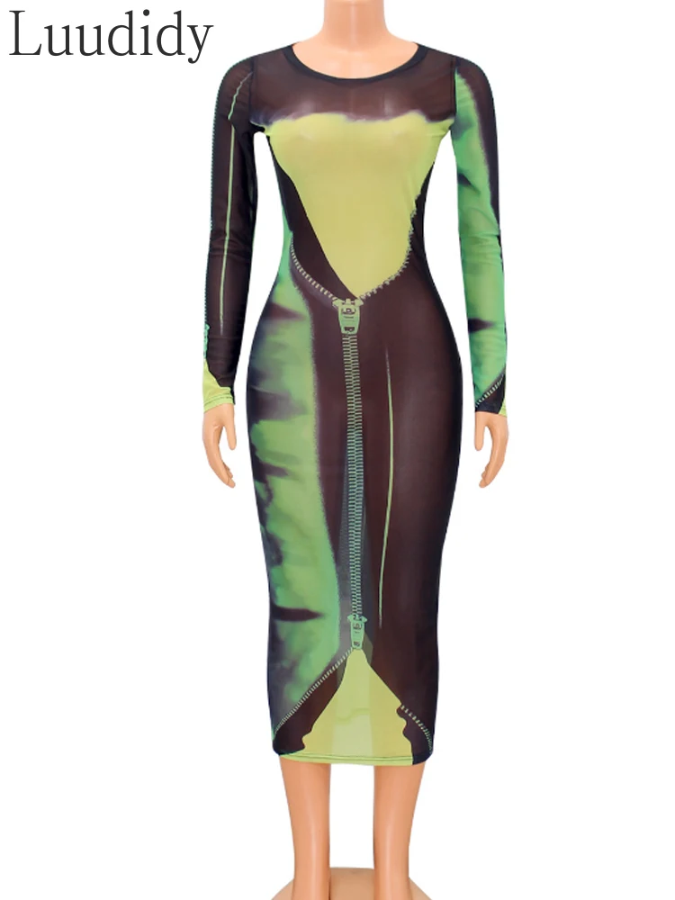 Robe tambour à manches longues pour femmes, vêtements de soirée College, col rond, tenues sexy une pièce