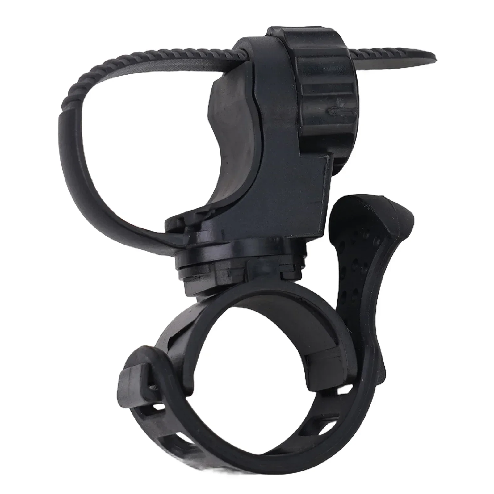 Mountain Bicycle Lightweight Handlebar Torch Holder Bike Mount Bracket Clamp For LED Flashlight⁰ Black Torch Clamp Accessory