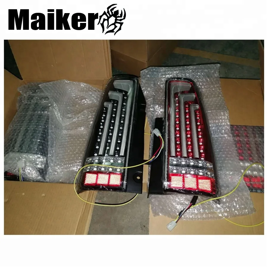 Maiker automatic LED taillight for Suzuki Jimny for offroad accessories auto lighting system lights red/black color