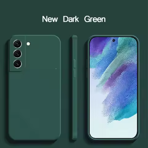 Liquid Silicone Case For Samsung Galaxy S21 S23 S10 Plus S20 FE S10E S22 Note 10 Ultra Soft Cover