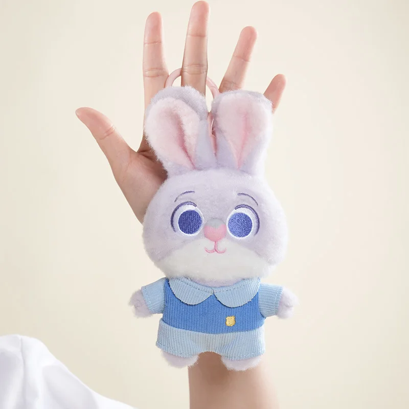 Authentique Potdemiel Zootopia Judy Nick Couple sac à dos pendentif Kawaii porte-clés en peluche poupée voiture décoration anniversaire Surprise cadeaux