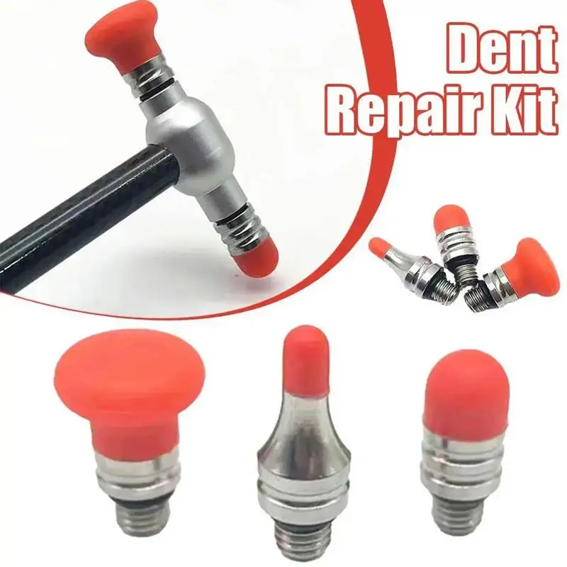 

Dent Removal Tap Down Tools Paintless Car Dent Removal Tool 3Pcs Dent Repair Tools Replacement Hammer Heads Accessories