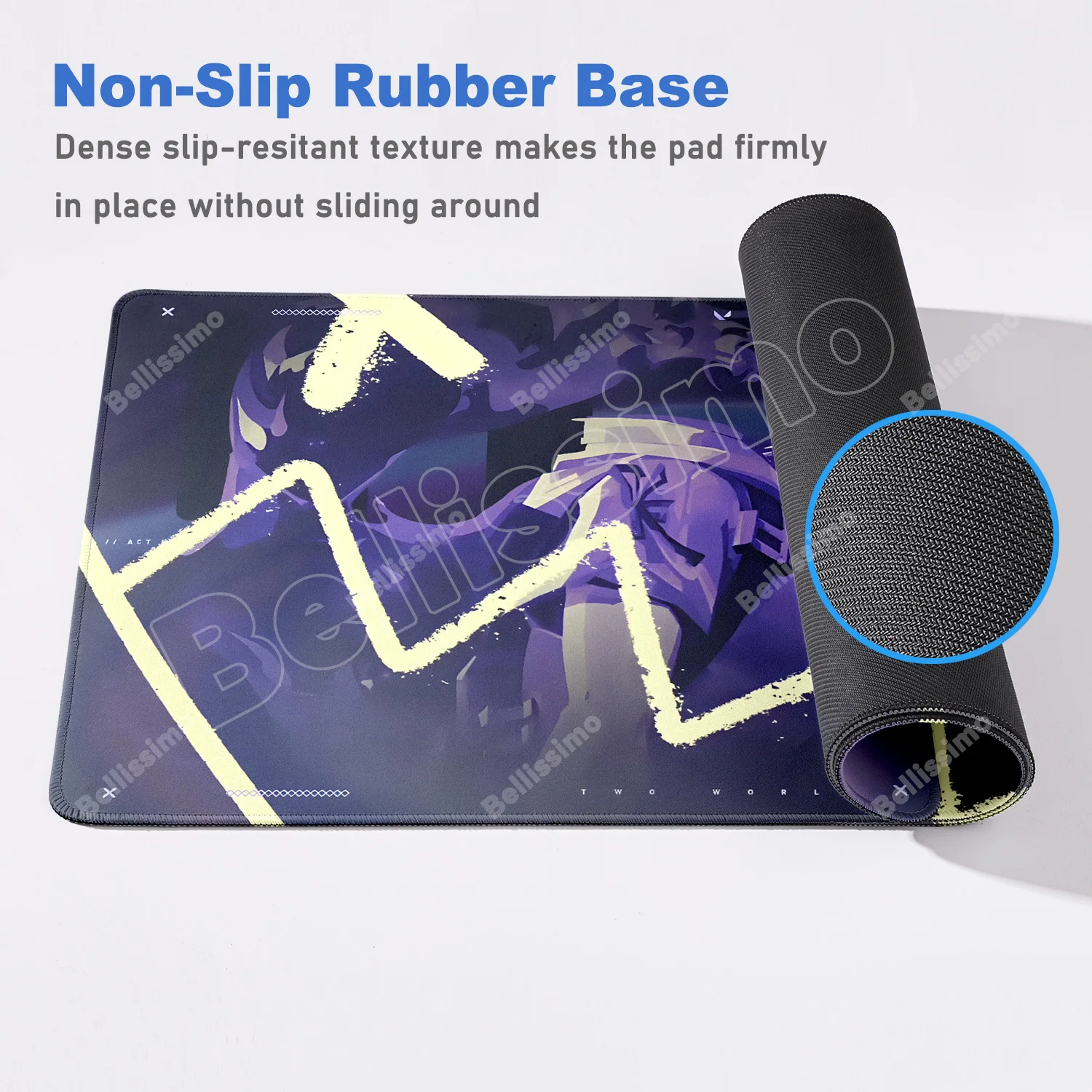 Game Decorate desktop Clove Valorant Mousepad Large PC Accessory Keyboard Desk Mat Gaming Rubber Mouse Pad LockEdge Non-slip Mat