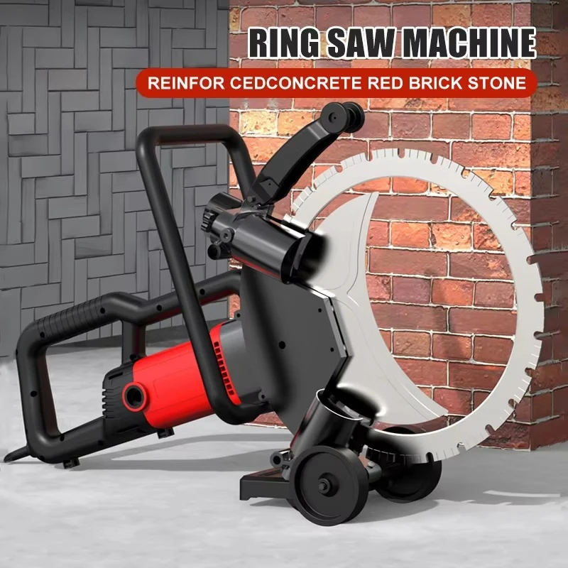 Electric Brushless Concrete Cutting Ring Saw Brick Cement Wall Cutting Ring Saw Road Knife Saw Hand Tools