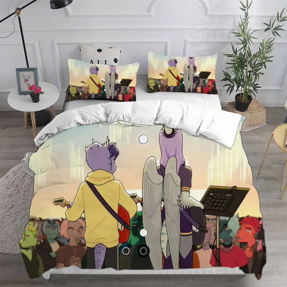 Fashion Game Goodbye Volcano High Bedding Sets Comforter Quilt Bed Cover Duvet Cover Pillow Case 2-3 Pieces Sets Kids Adult Size
