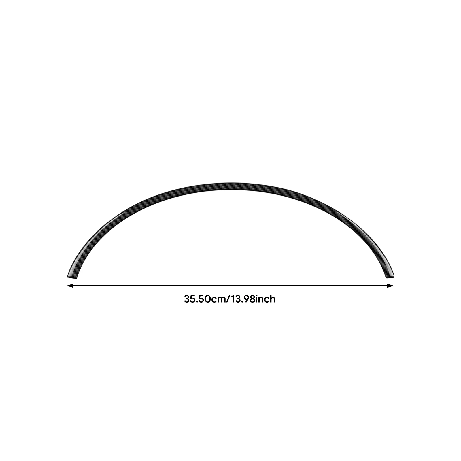 For Suzuki Swift Sport 2005-2010 Carbon Fiber Speedometer Decorative Trim Strip Dashboard Instrument Interior Car Accessories