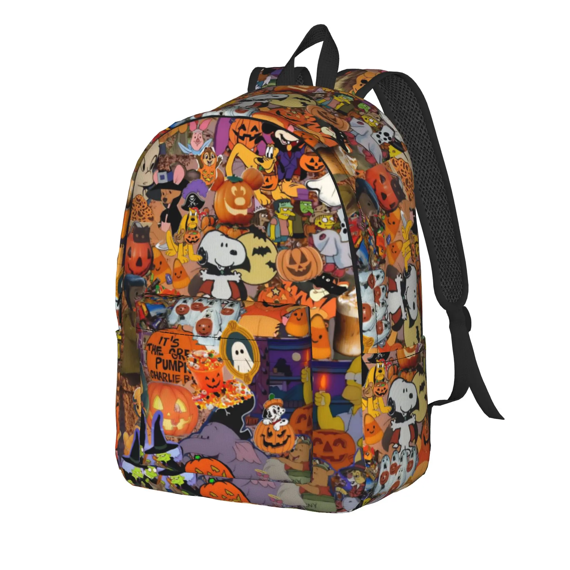 Autumn Halloween Snoopys Teenage Backpack Sports High School Business  Daypack for Men Women College Shoulder Bag