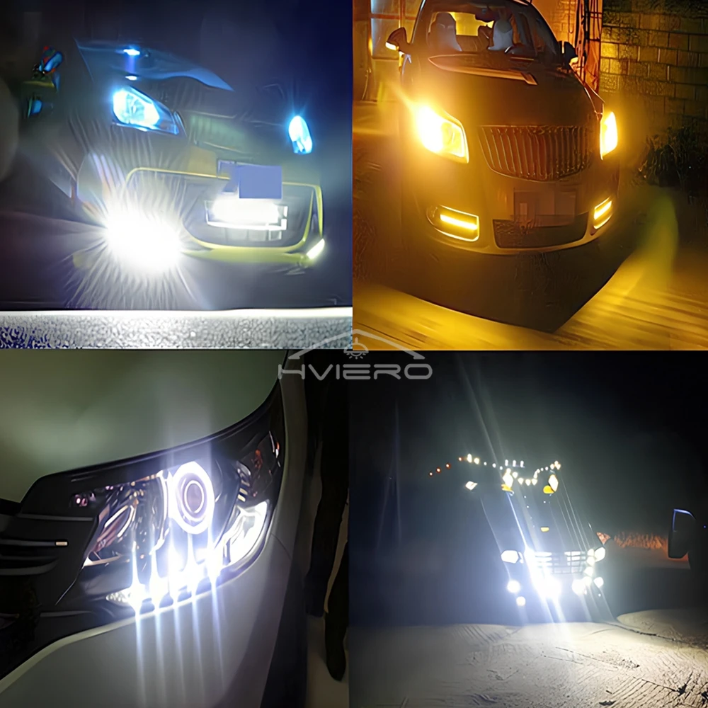 1X White Red Blue 18mm 23mm 12V Eagle Eye Light Daytime Running Backup Bulbs Car Auto Motor Led Turn Signal Waterproof Day Lamp