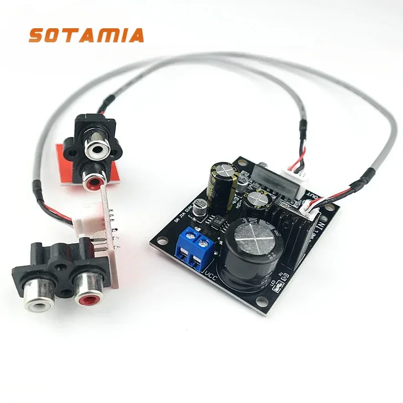SOTAMIA MM MC ビニールフォノプリアンプフォノアンプターンテーブルプリアンプオーディオボード単一電源ホームシアター蓄音機