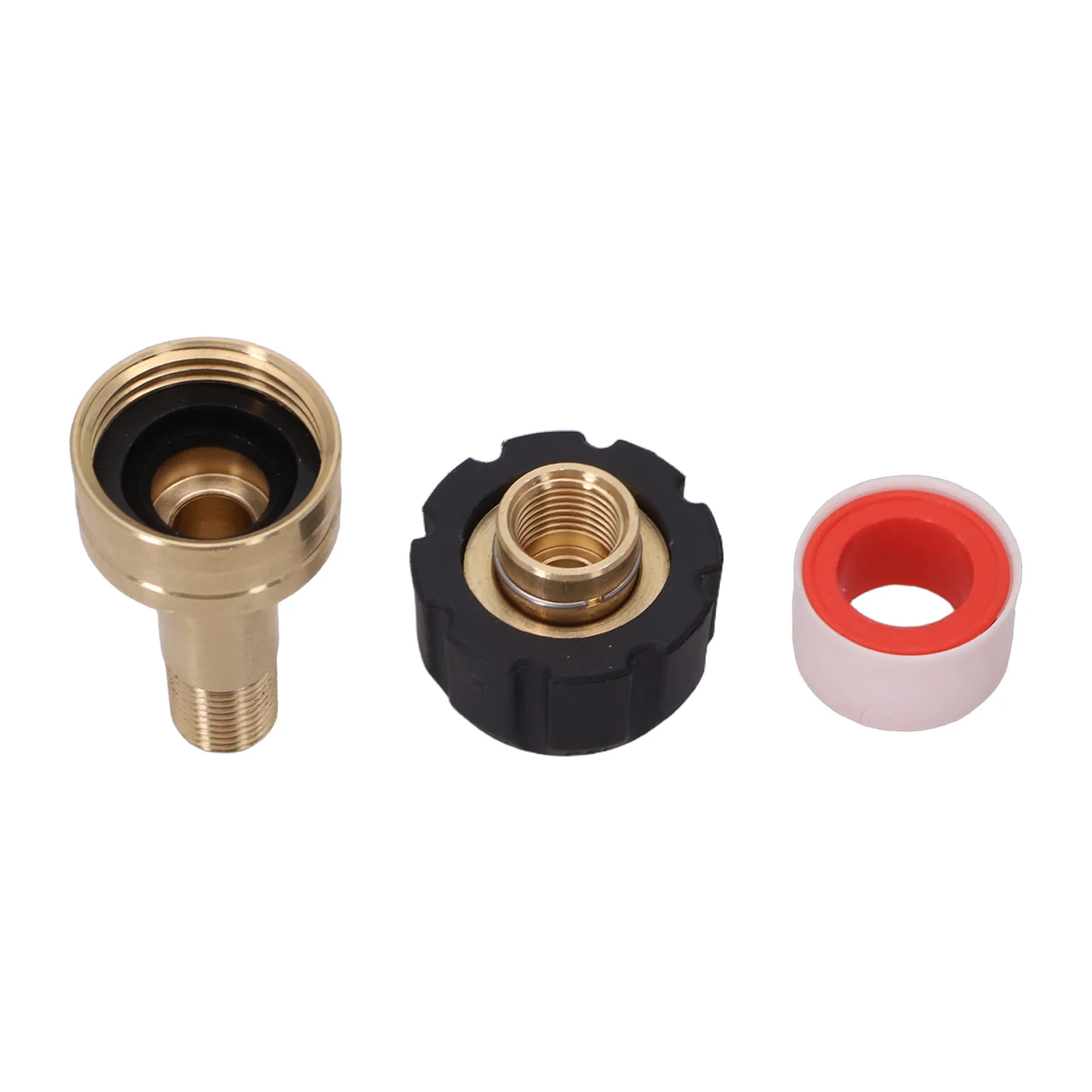 for m22 Female Garden Hose Adapter with Brass 14mm Connector for Pressure Washers Engineered for Rust Resistance and Long Term