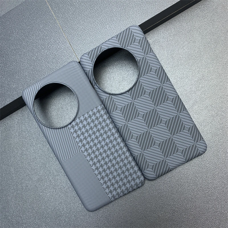 حافظة لهاتف Oneplus 12 13 ACE 2 3 5 Pro من ألياف الكربون الأصلية حافظة رفيعة للغاية غطاء مغناطيسي خفيف الوزن متين وقوي XKRQNQG