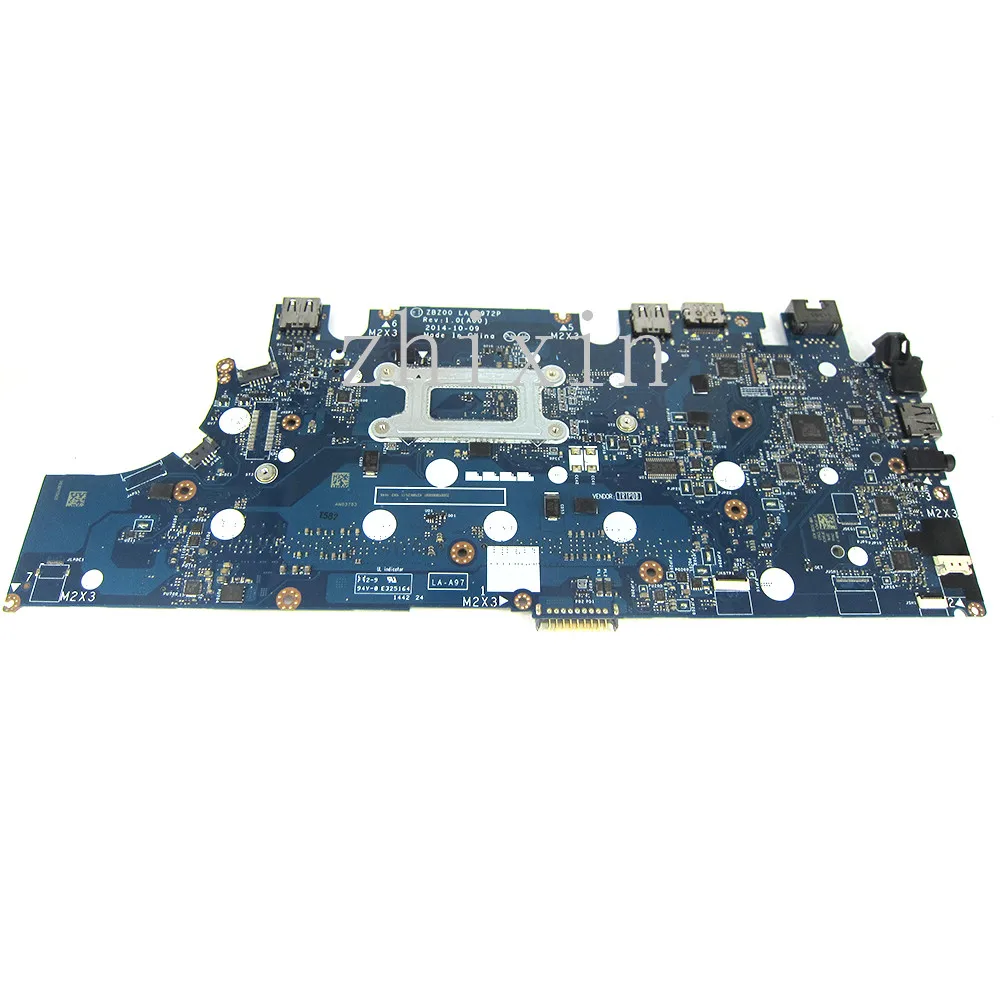 Yourui UNTUK DELL Latitude E7250 Laptop Motherboard I5-5200U DDR3 ZBZ00 02YX3C SR23Y Notebook Mainboard