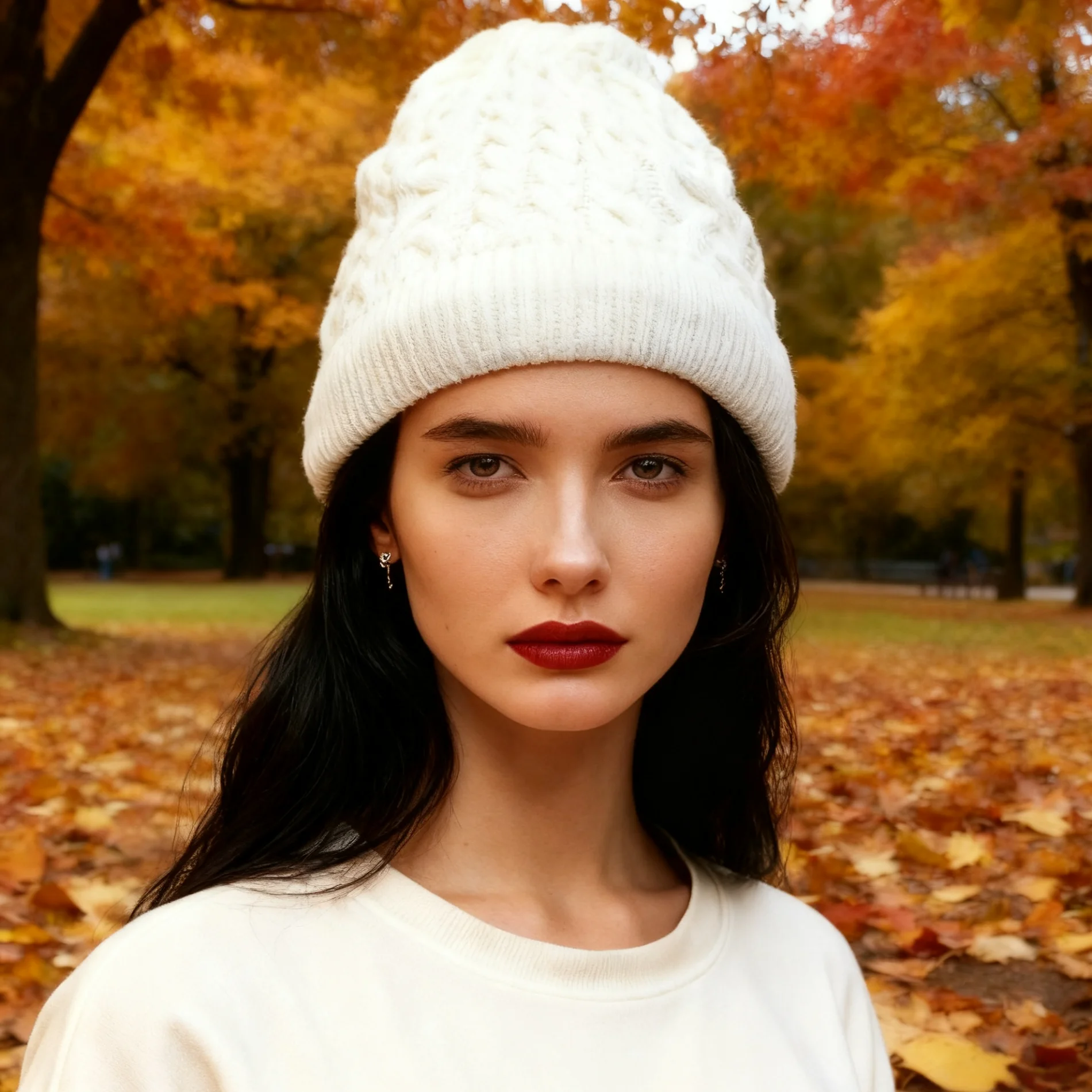 Mehrzweck-Set mit gestrickter Wintermütze und Schal | Warme Thermo-Mütze, Halswärmer, Ski-Gesichtsbedeckung für Damen und Herren, Outdoor, kaltes Wetter – Detail 38