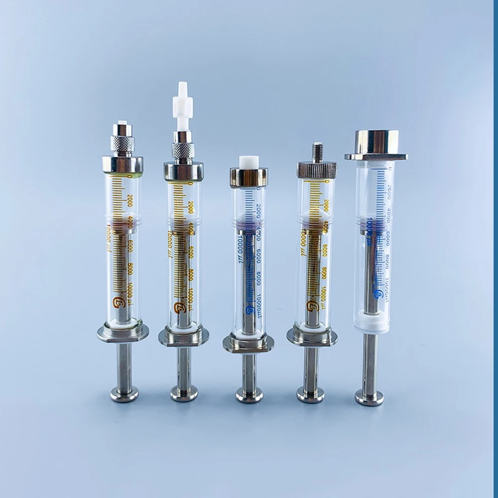 Imagem -02 - Injetor Cromatográfico do Gás da Seringa do Fechamento de Luer de 10ml 25ml Microliter