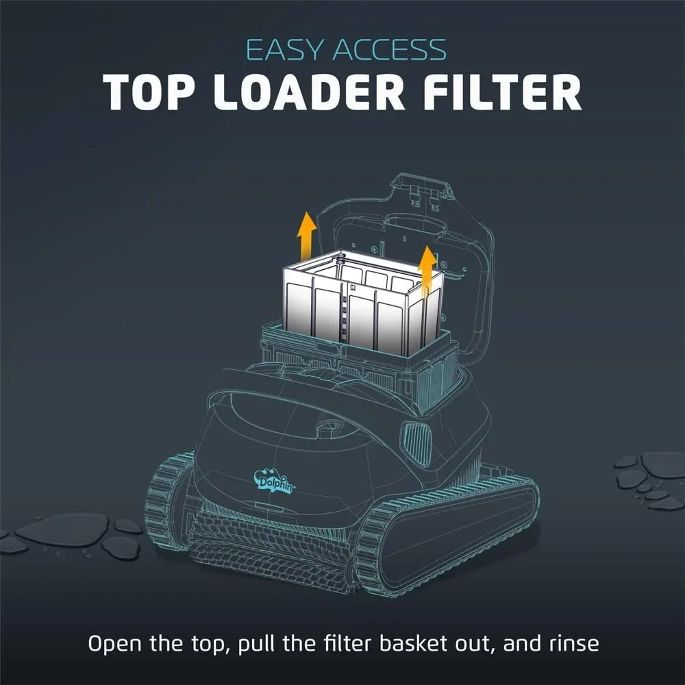 9983106-R1 Replacement Inner Basket Insert Filter For Dolphin Robotic Pool Cleaner S200 S300 S300i, Spare Ultra Fine Pre Filter