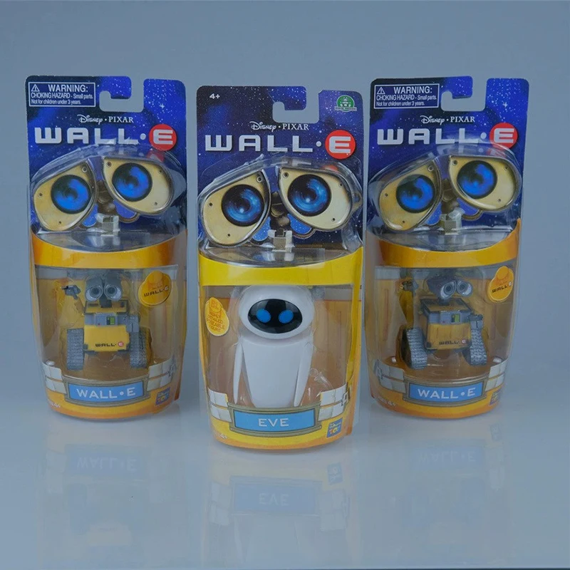 Disney Pixar Wall-E & EVE PVC Action Figure Collectible Model 6cm/10cm Kids Christmas Birthday Gift